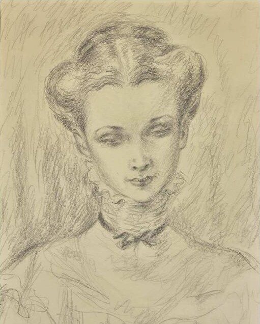 Roger Furse The Doctor’s Dilemma 1941 sketch painting art – Copy